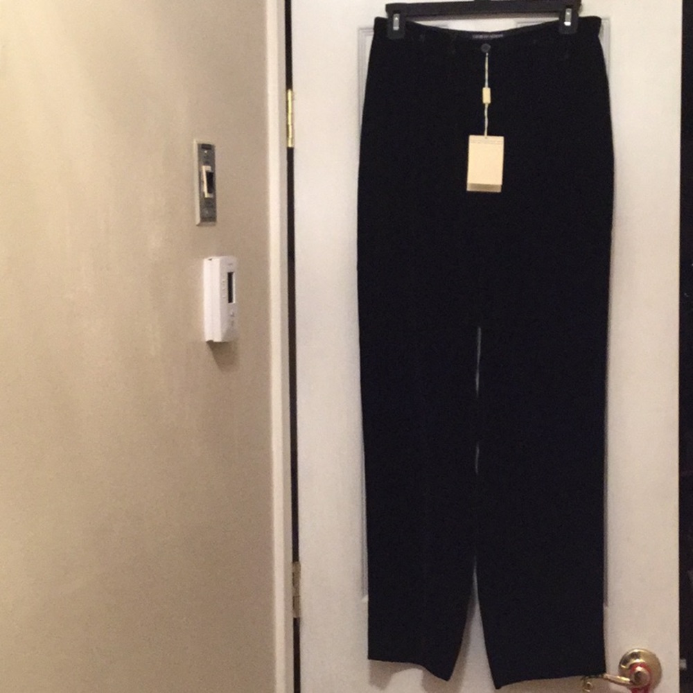 NFs do not buy- Giorgio Armani velvet holiday pants.